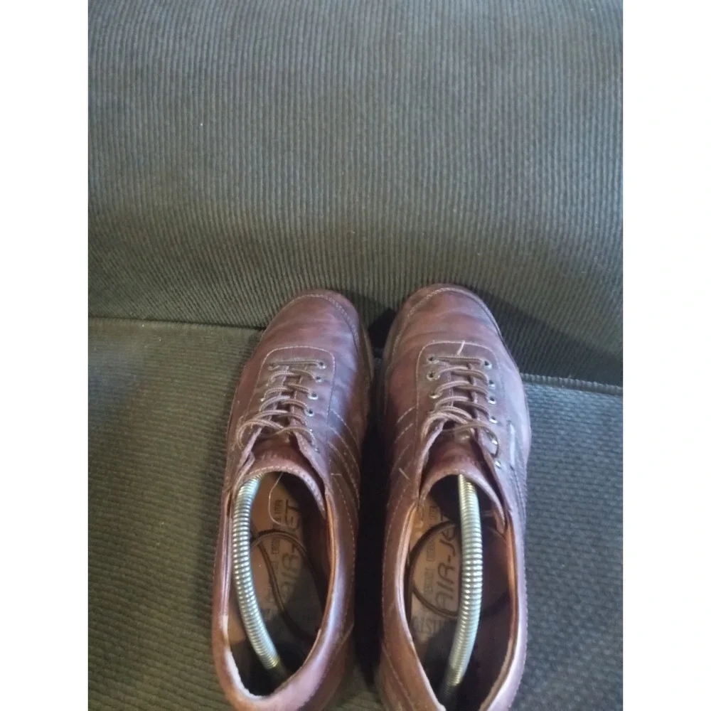 Mephisto Air-Jet BROWN Leather‎ Walking Shoes Men's 8.5 Comfort + Quality